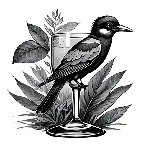 Jungle Bird Cocktail Glass