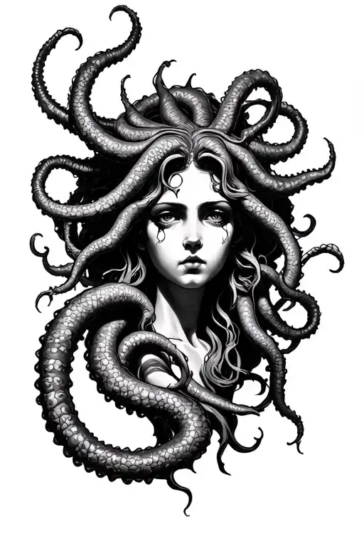 Something That Looks Good Next To A Medusa Tattoo I Already Have
