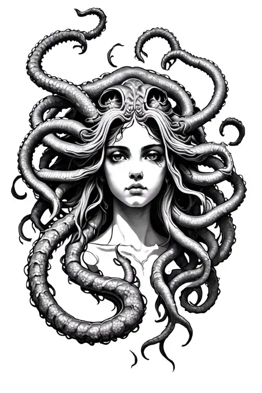 Something That Looks Good Next To A Medusa Tattoo I Already Have