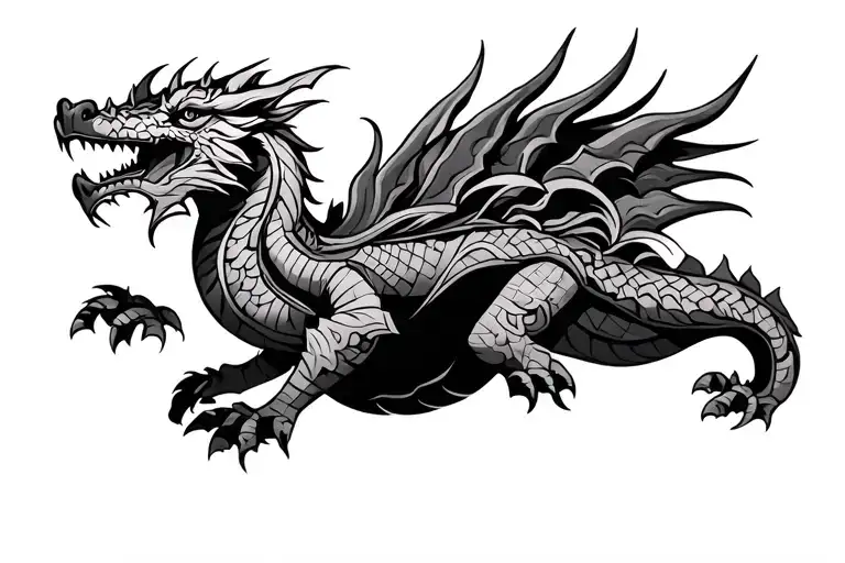 Aztec Dragon Wrapped