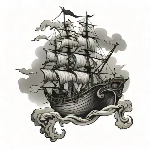 Upside Down Pirate Ship