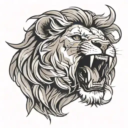 Lion Roaring