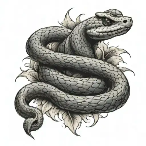 Snake With Thorns