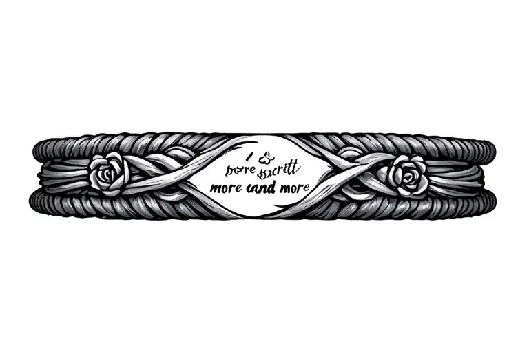 Bracelet Inscrit More And More