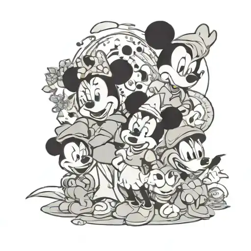 Various Disney Series Characters