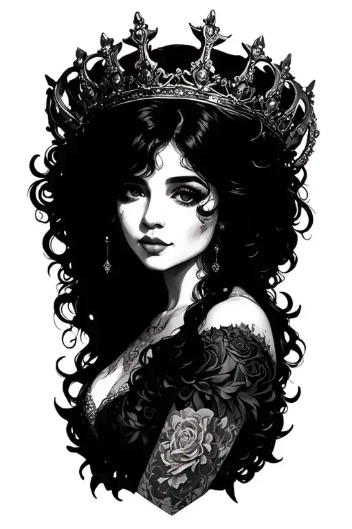 Marcia With A Crown Surrounded