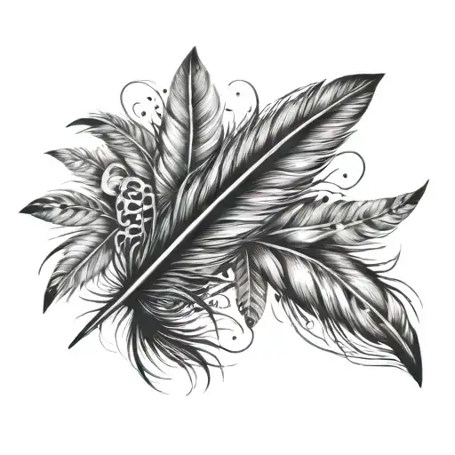 Feather And Birds And Feathers