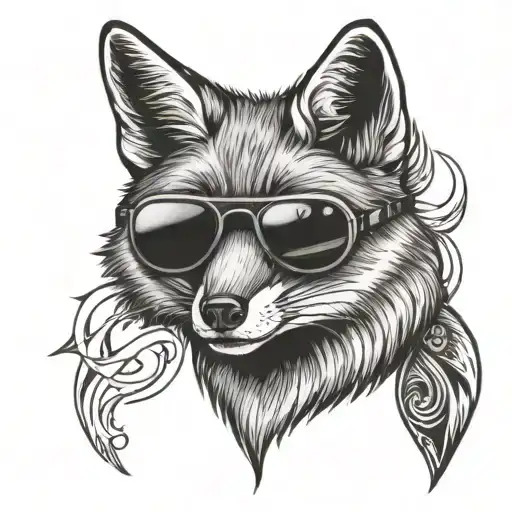 Fox With Night Vision Googles