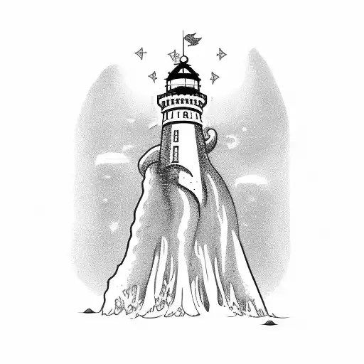 King Neptune With Lighthouse