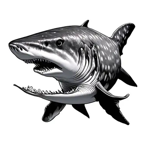 Whale Shark With Design