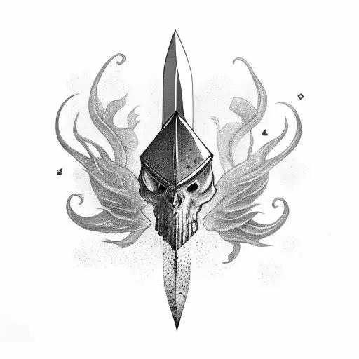 Earthy Vintage Ethereal Single Dagger