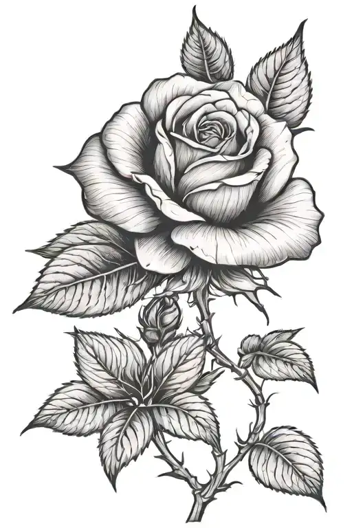 Stem Rose With Patience Stem Rose