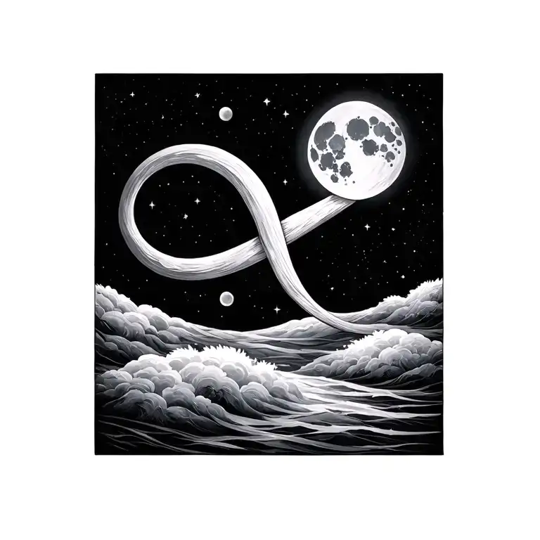 Infinity And Moon