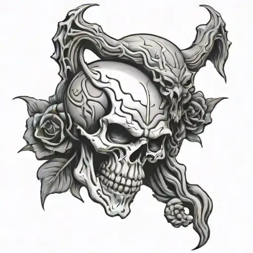 Skulls Demon Dark Evil