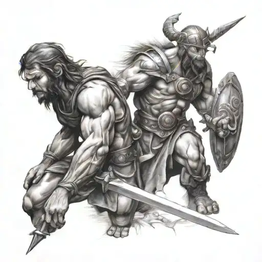 David And Goliath Bible