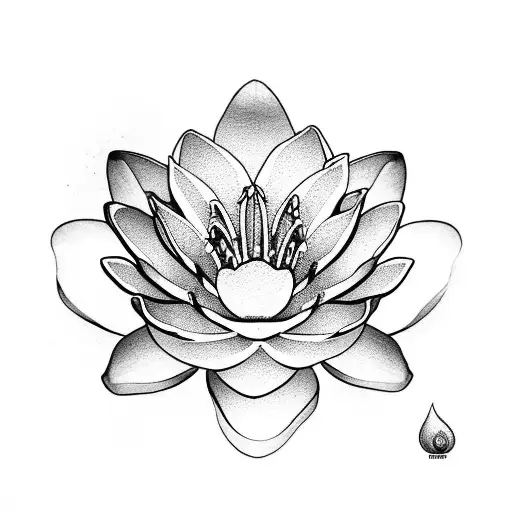 Water Lily & Lily Of The Valley