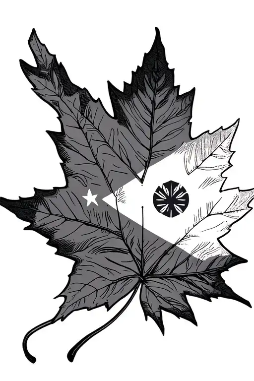 Canadian Maple Leaf And Philippine Flag Armband