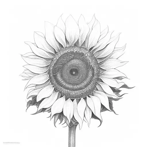 A Sunflower Defying The Odds And Thriving In The Urban Landscape