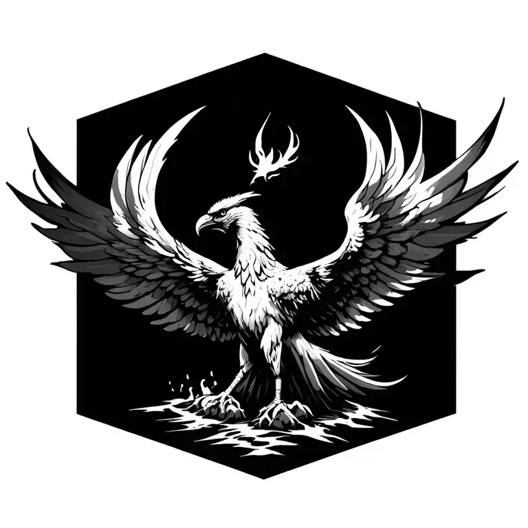 Phoenix Rising From The Ashes