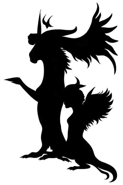 Zodiac Signs Libra And Capricon Small Couple