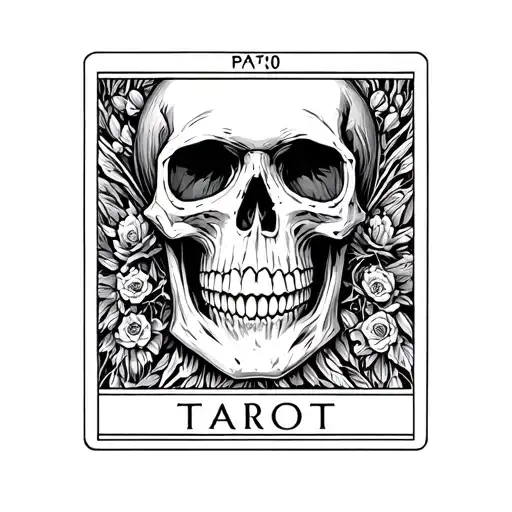 Skull Tarot Card