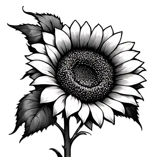 Sunflower Intertwined