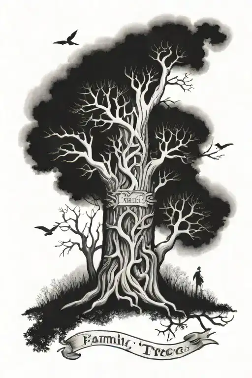 Family Tree With My Two Sons Birth Dates 29-08-23 27-09-24