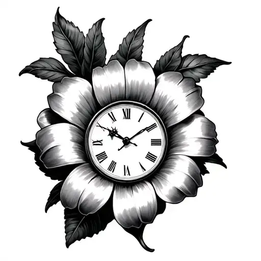 Flower Of Lis Clock Hands