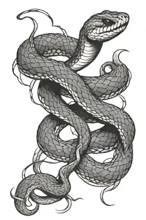 Snake With A Thorn