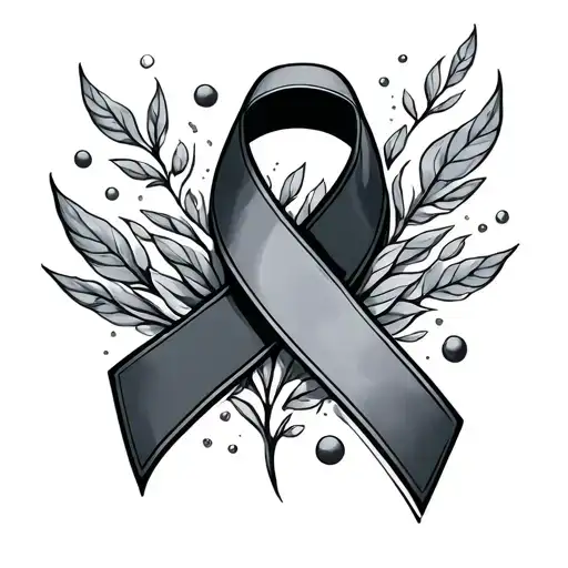 Strength With Cancer Ribbons Floating