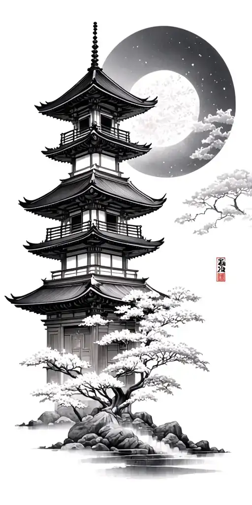 Japanese Temple They