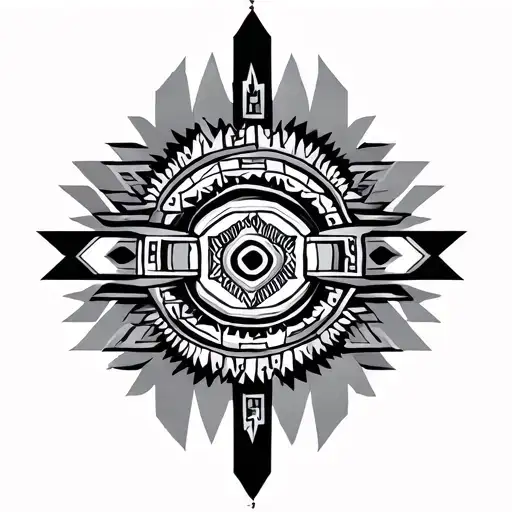 Aztec And Inca Zen Geometric