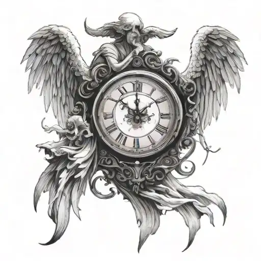 Angel Of Death Clock