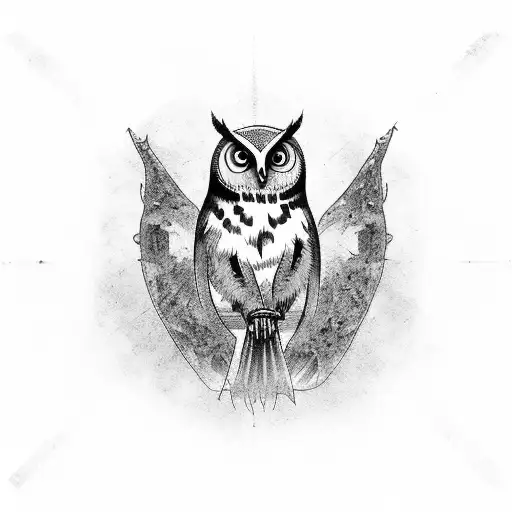 Gothic Owl Graveyard