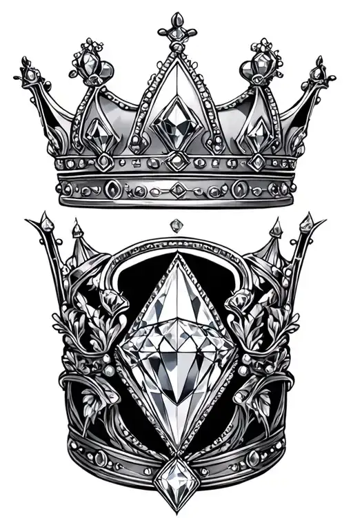 Diamonds And Queens Crown