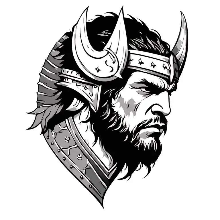 Sad Viking Warrior