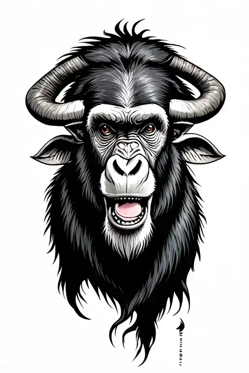 Taurus Zodiac With Monkey