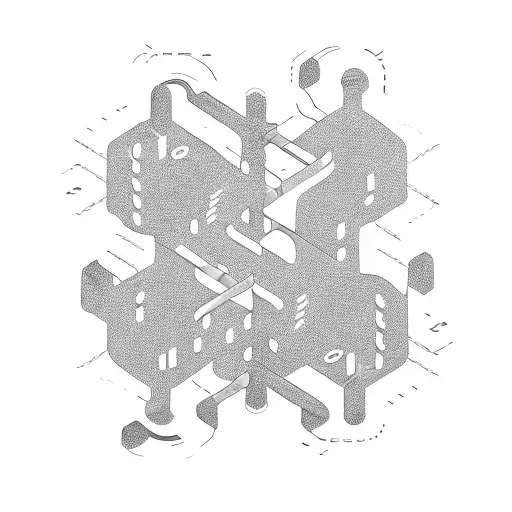 A Detailed Illustration Of A Bike Chain Morphing Into A Money Sign