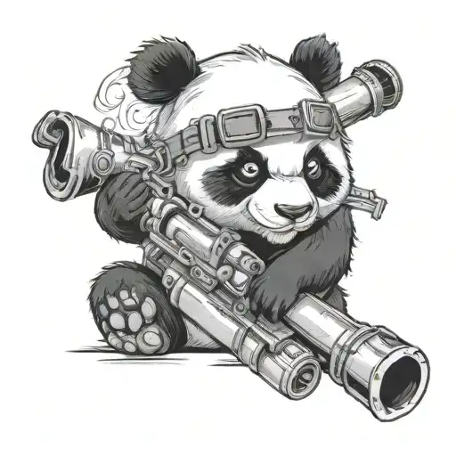 Panda With Bazooka