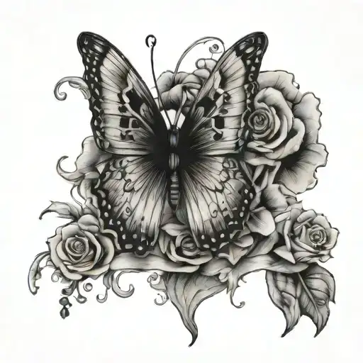 Butterfly With A Bible Verse And Simecolon