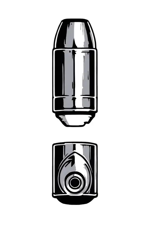 Bullet Tattoo 9Mm