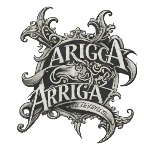 Lettering Arriaga