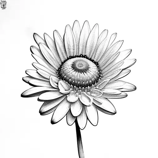 Realism Daisy And Water Lilly