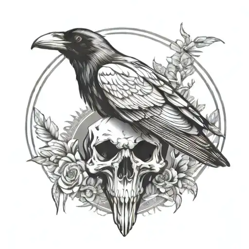 Raven Skull