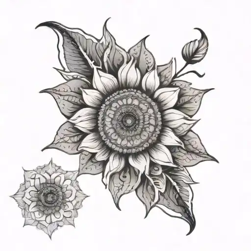 Mandala Sunflower