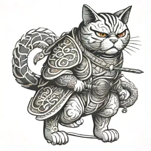 Samurai Fortune Cat