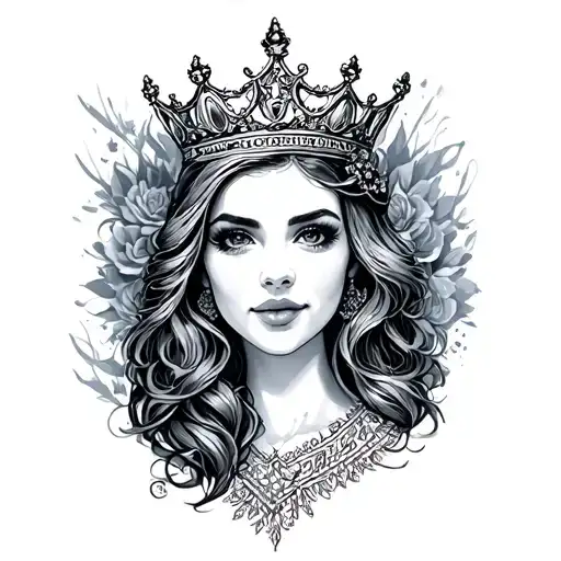 Name Kelly With A Ladies Crown