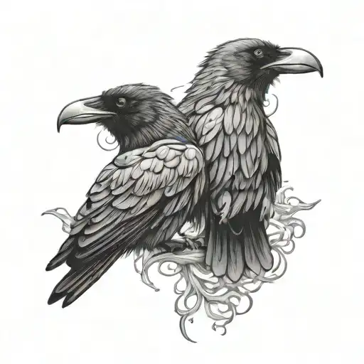 2 Headed Raven 1 Body