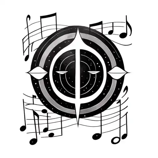 Libra Zodiac Sign And Lgbt Music Notes Geometry