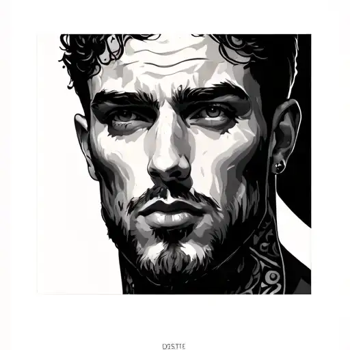 Male Estetic Minimal For Fingers Or Arm Sleeve